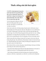 Thuốc chống nôn khi thai nghén pot