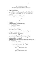 Tài liệu ôn thi vào lớp 10 môn toán