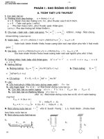 BỘ TÀI LIỆU RẤT HAY (180 trang khổ 4 toàn bộ chương trình) ÔN THI ĐH - CD