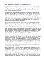 Ôn thi vào lớp 10_CĐ8: Cảm nhận về tình cha con trong truyện 