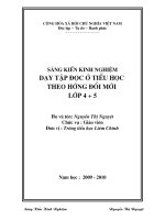 day tap doc o tieu hoc theo huong doi moi