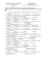 Đề thi học kì 2 lớp 10 năm học 2009 - 2010