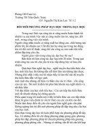 đổi mới phương pháp dạy học