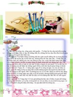 Những bài thơ và câu chuyện về ngày 20 - 11 pdf