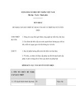 Mẫu bản khai đề nghị cấp giấy phép sử dụng tần số và thiết bị vô tuyến điện cho thiết bị vô tuyến điện potx