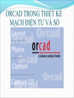Mô phỏng orcad trong thiết kế mạch điện tử và số pot