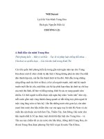 Lịch Sử Văn Minh Trung Hoa CHƯƠNG I tt doc