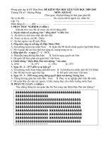 đề kiểm tra lich sử + địa lí + khoa