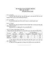 Đề kt đia 7 kì 2