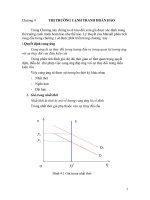 Kinh tế học - THỊ TRƯỜNG CẠNH TRANH HOÀN HẢO pptx