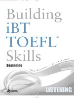 Bài tập TOEFL iBT - Phần 1 doc