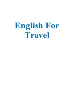 tiếng anh trong du lịch