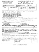 ĐỀ THI GDCD 7-HKII (ma trận+đề+Đáp án)