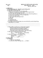 Khảo sát chất lượng giữa kì II Môn Tiếng Việt – Lớp 5 pot