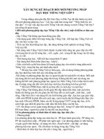 đổi mới phương pháp dạy học Tiếng Việt lớp 5(Hoa)