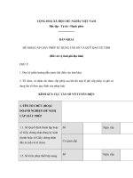 Mẫu bản khai đề nghị cấp giấy phép sử dụng tần số và quỹ đạo vệ tinh doc