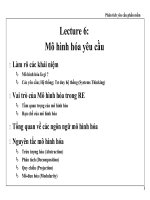 Lecture 6: Mô hình hóa yêu cầu ppsx