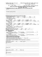 MẪU BÁO CÁO TỔNG KÊT NĂM HỌC CỦA TỔ CM