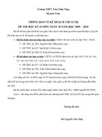 Bộ đề thi HK2- Toán 10( CB và NC)