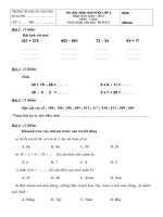 Đề Toán HSG lớp 2 (09-10)