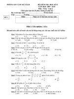 Đề thi HK2 Toán 6