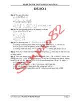 3 DE THI THU TUYEN SINH VAO LOP 10 THPT