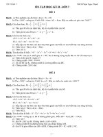 Đề cương ôn tập HK2 lớp 7 (tự soạn)