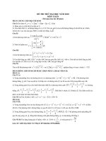 Đề thi thử hay nhất 2010