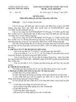 Hướng dẫn tổ đánh giá XL GV theo QD6