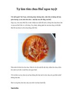 Tự làm tôm chua Huế ngon tuyệt pptx