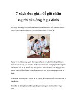 7 cách đơn giản để giữ chân người đàn ông ở gia7 cách đơn giản để giữ chân người đàn ông ở gia đìnha đình Các vụ ly hôn ngày ppsx