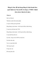 Đăng ký thay đổi nội dung đăng ký kinh doanh theo quyết định của Tòa án đối với công ty TNHH 1 thành viên (chủ sở hữu là tổ chức) pps