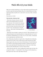 Thuốc điều trị lỵ trực khuẩn ppt