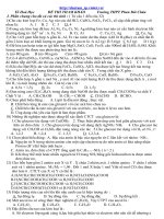 Đề ôn thi Hóa TN 2010 số 14