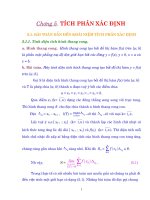 Chương 5. TÍCH PHÂN XÁC ĐỊNH doc
