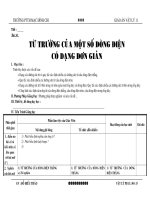 giáo án vật lý 11 - Từ trường của một dòng điện có dạng đơn giản pptx