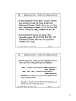 Kỹ thuật xử lý Clipboard (phần 5) pps