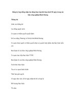 Đăng ký hợp đồng nhận lao động thực tập thời hạn dưới 90 ngày trong các khu công nghiệp Bình Dương pot