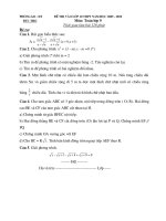 ĐỀ THI KIỂM TRA ÔN LUYỆN 09 -10