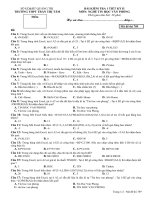 Đề KT lý thuyết Excel mã 789