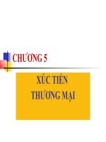 CHƯƠNG 5 XÚC TIẾN THƯƠNG MẠI ppsx