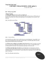 Từng bước lập trình cho điện thoại di động J2ME - Phần 3 pps