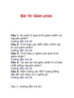 Bài 19: Giảm phân docx