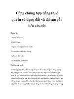 Công chứng hợp đồng thuê quyền sử dụng đất và tài sản gắn liền với đất pdf