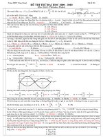 De thi thu dai hoc 4 ma de + D/a