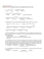 trac nghiem huu co on thi dai hoc