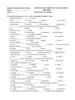 the second term test of E.7