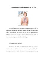 Thông tin cho bệnh nhân nội soi hô hấp Nội Soi Phế Quản Là Gì? Đây là phương docx