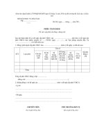 Mẫu phiếu thẩm định (Về việc cấp phôi văn bằng, chứng chỉ) doc