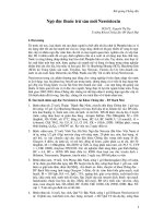 Ngộ độc thuốc trừ sâu mới Nereistoxin ppt